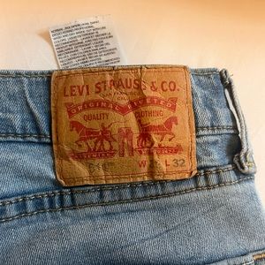 Washed Blue Levi 511 Slimfit Jeans